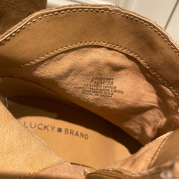 Suede lucky brand boots - Picture 2 of 3